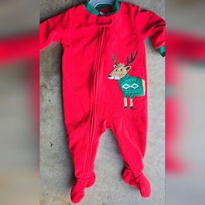 Carter's Reindeer Zip-Up Fleece